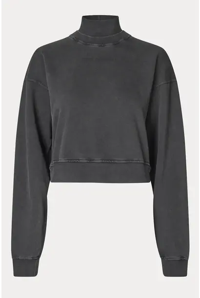 Noël Rib Crewneck Sweatshirt Black 8009