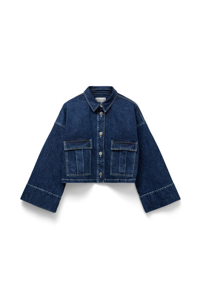 Wayne-BL Denim Jacket Rinsed 1195