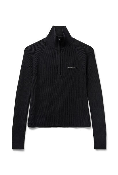 Carrick-BL Zip Jumper Black 1023