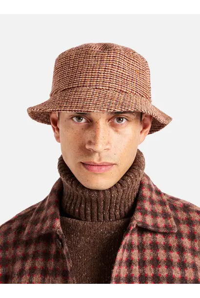 Lewis Hat Harris Tweed Rust