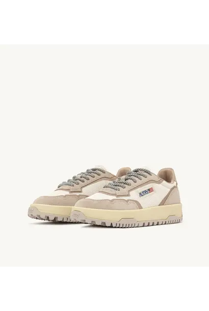 Wildpace Low Dragon Nabuk Wit Zand AK03 Dames