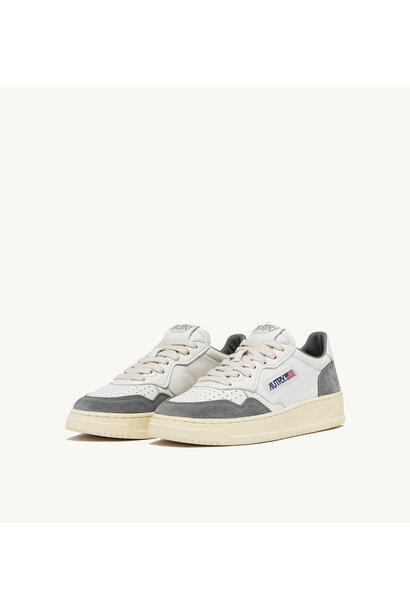 Medalist Low Goat/Suede Wht/Grey GS37