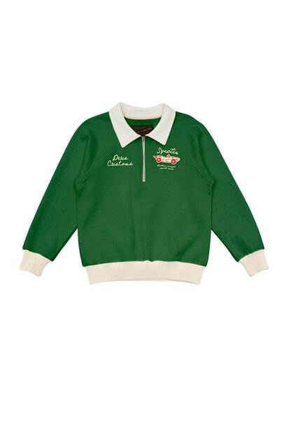 Specter Zip Sweat Racing Green