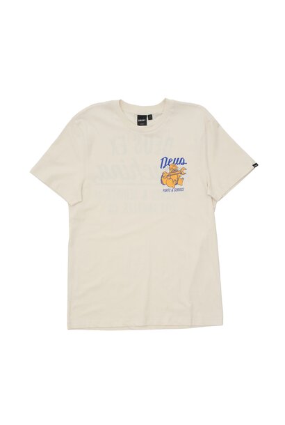 Overbeet Tee Vuil Wit