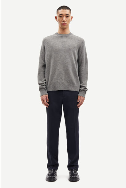 Isak Knit Sweater 15010 Dark Grey