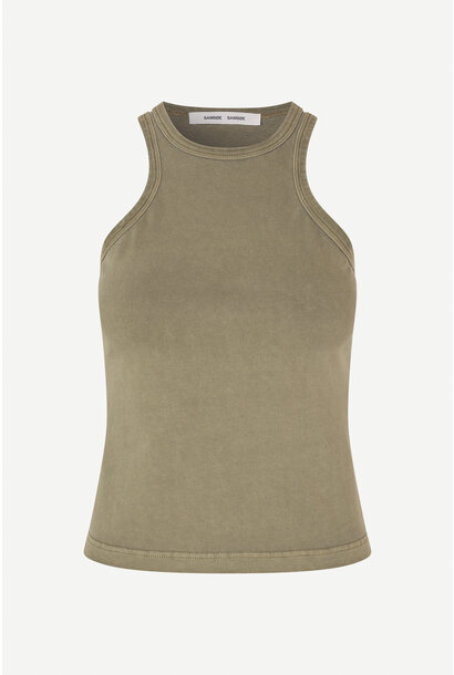 Helene Women Tank Top Vetiver Green