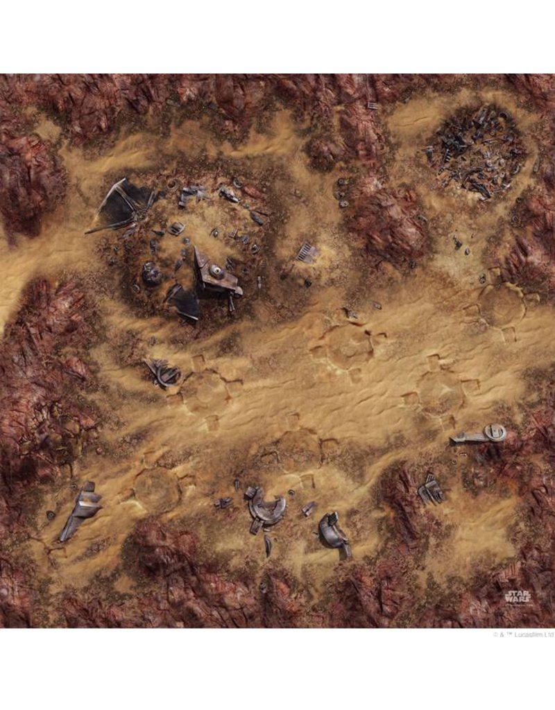 Fantasy Flight Games Star Wars: Legion Desert Junkyard Gamemat