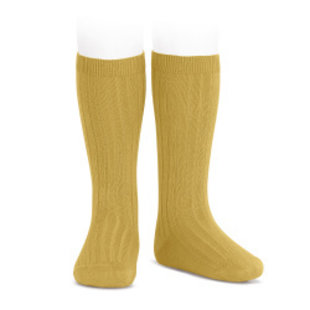 Knee socks mustard 629