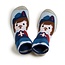 Collégien slipper mousquetaire 154F