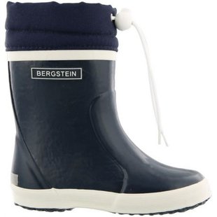 Winterboot dark blue fured