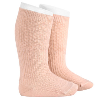 Knee socks merino wool nude 914