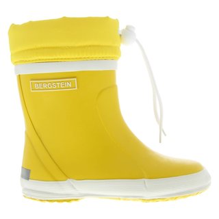 Winter boot yellow fured