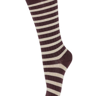 Chaussettes hautes Eli 89017 36 peau de raisin