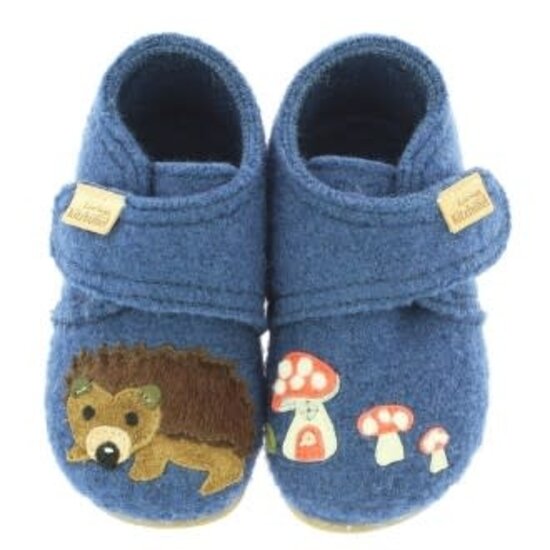 Kitz-Pichler Children Slippers Juno, ink blue mele