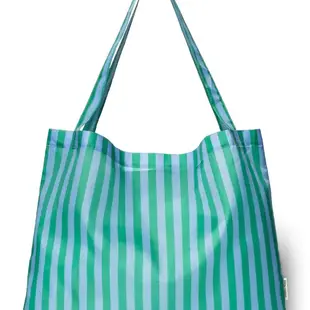 Grape Green Striped Grocery Bag