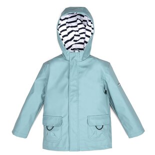 Rain coat turchese