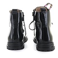 Porté shoes 21521 combat boot black patent