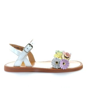plagette multi flo blanc multico