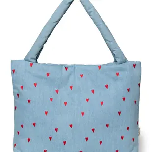 Copy of Binibamba pistachio checked teddy mom bag