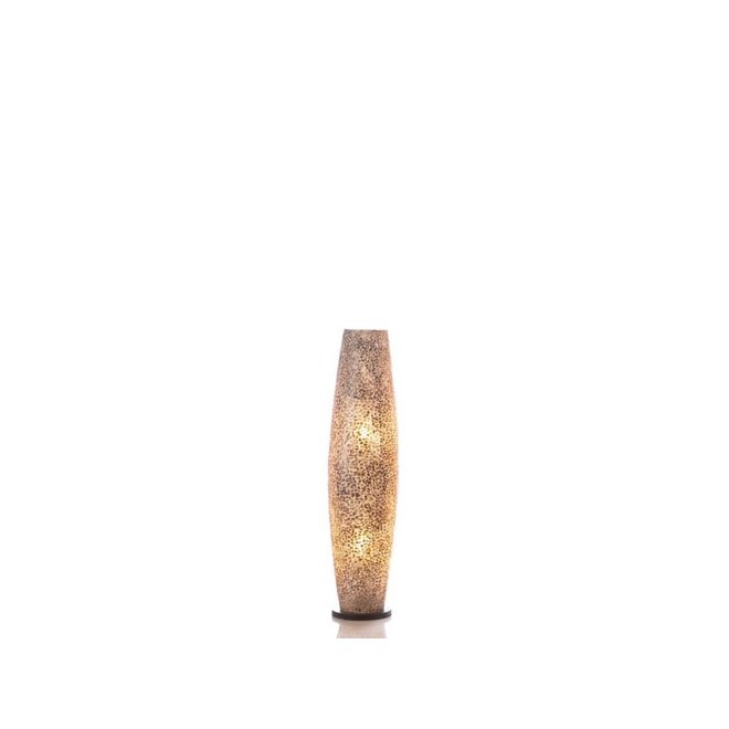 Villaflor schelpenlamp - Wangi Gold - vloerlamp - Apollo - 100 cm