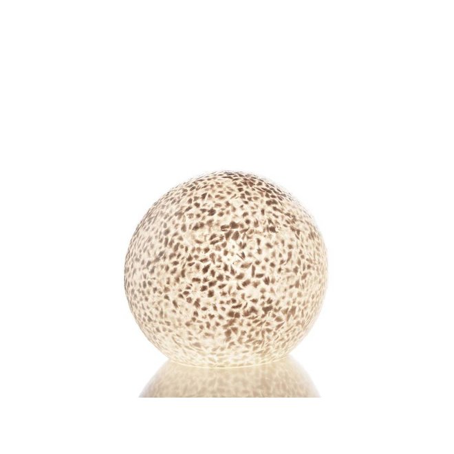 Schelpenlamp - Wangi White - Staande bol - Ø 30 cm