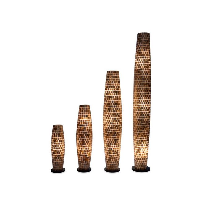 Villaflor schelpenlamp - Moni Gold - vloerlamp - Apollo - 150 cm