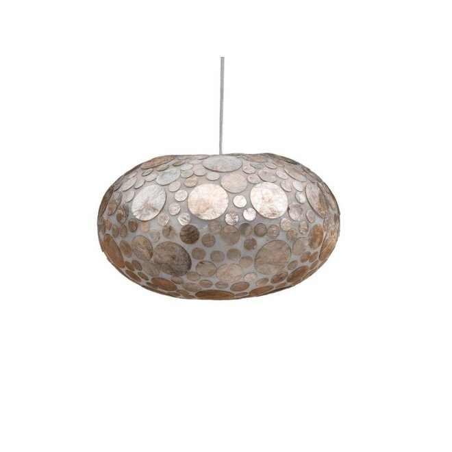 Villaflor schelpenlamp - Coin Gold - hanglamp - UFO - Ø 40 cm