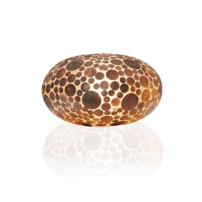 Schelpenlamp - Coin Gold - UFO - Ø 40 cm