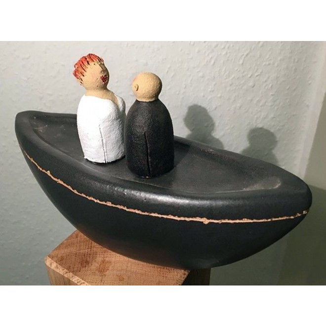 Huwelijksbootje: het liefst met jou, Keramiek H35cm