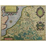 Collectie Gouldmaps - De lage landen; A. Ortelius - Belgii Veteris Typus. - 1584