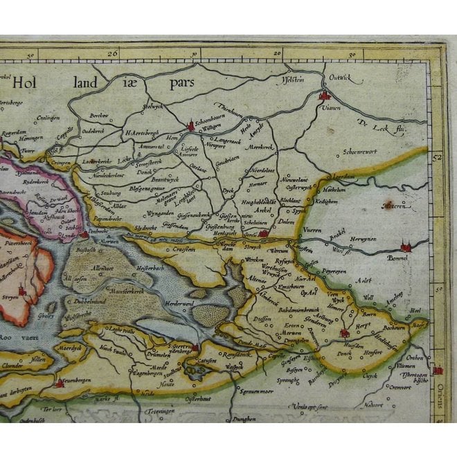 Collectie Gouldmaps - Zeeland; H. Hondius / G. Mercator - Zelandiae Comitatus - 1633