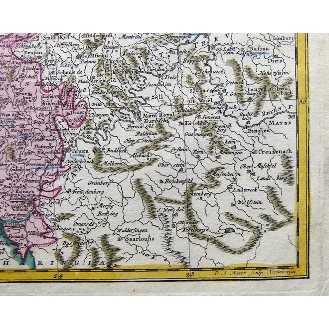 Verkocht - Collectie Gouldmaps - XVII Provinciën; J.B. Homann erven - Belgii Universi seu Inferioris Germaniae - 1748