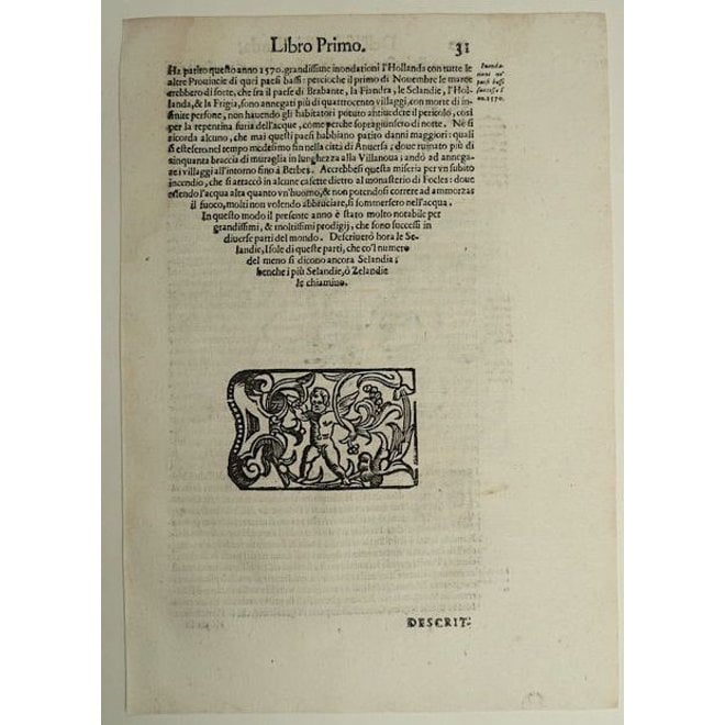 Collectie Gouldmaps - Zeeland; G. Porro /  T. Porcacchi - Isole Selandie - 1576