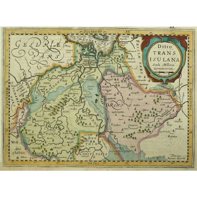 Collectie Gouldmaps - Overijssel, Drenthe; J. Cloppenburgh / P. Kaerius - Ditio Transisulana - 1630