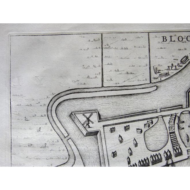 Collectie Gouldmaps - Blokzijl; J. Blaeu - Blockzyl. - 1649