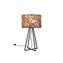 Villaflor schelpenlamp - Wangi Gold - Capri tafellamp met kap - hoogte 50 cm