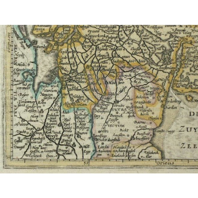 Verkocht - Collectie Gouldmaps - Holland; J. Hondius / G. Mercator - Hollandia - 1610