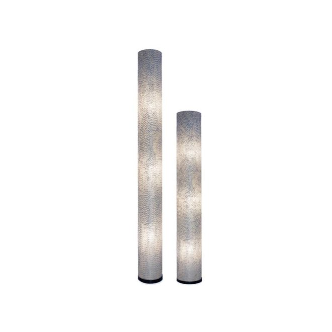 Villaflor schelpenlamp - Wangi White - vloerlamp - Cilinder - hoogte 150 cm