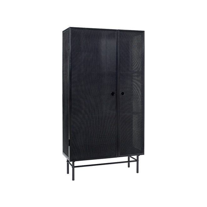 Cabinet Metal Mesh Black