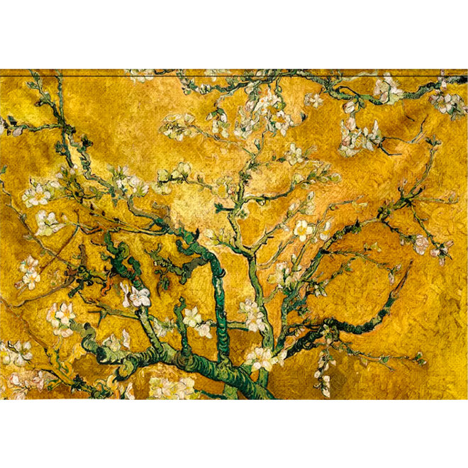 Wandtextiel Gele Bloesem 190x132