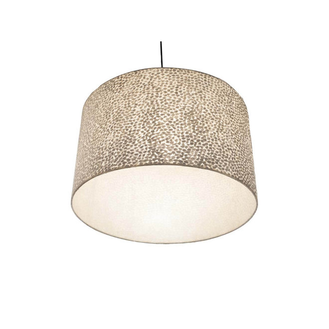Villaflor schelpenlamp - Wangi White - Hanglamp - cilinder - Ø 55 cm