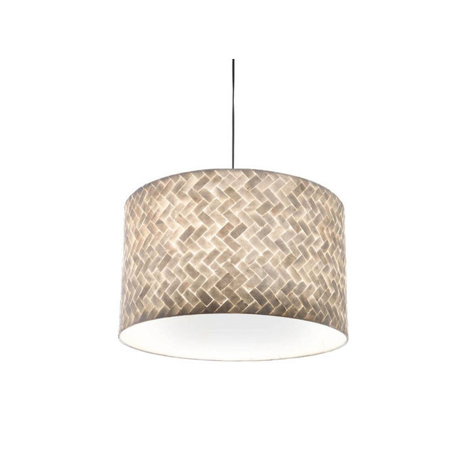 Villaflor schelpenlamp - Zigzag - Hanglamp - cilinder - Ø 55 cm