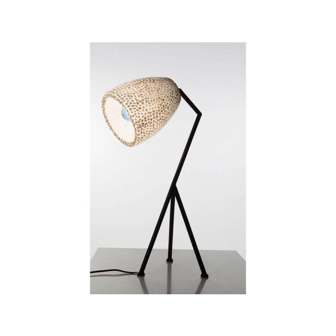 Villaflor schelpenlamp - Wangi White - Elba tafellamp  - hoogte 60 cm