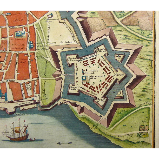 Verkocht Collectie Gouldmaps - Antwerpen; J. Basire / N. Tindal - Antwerp A strong, large and Beautiful City (..) - 1751