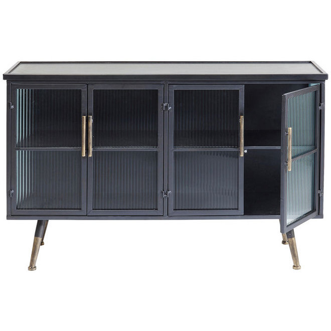 Dressoir La Gomera zwart B120cm