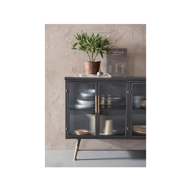 Dressoir La Gomera zwart B120cm