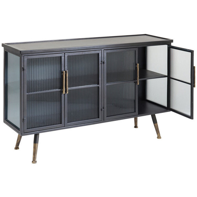 Dressoir La Gomera zwart B120cm