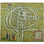 Collectie Gouldmaps - Middelburg; G. Braun / F. Hogenberg - Middelburgum Selandiae Opp. (..) - 1575