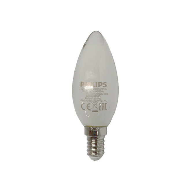 Kaarslamp LED E14 mat 250 lm