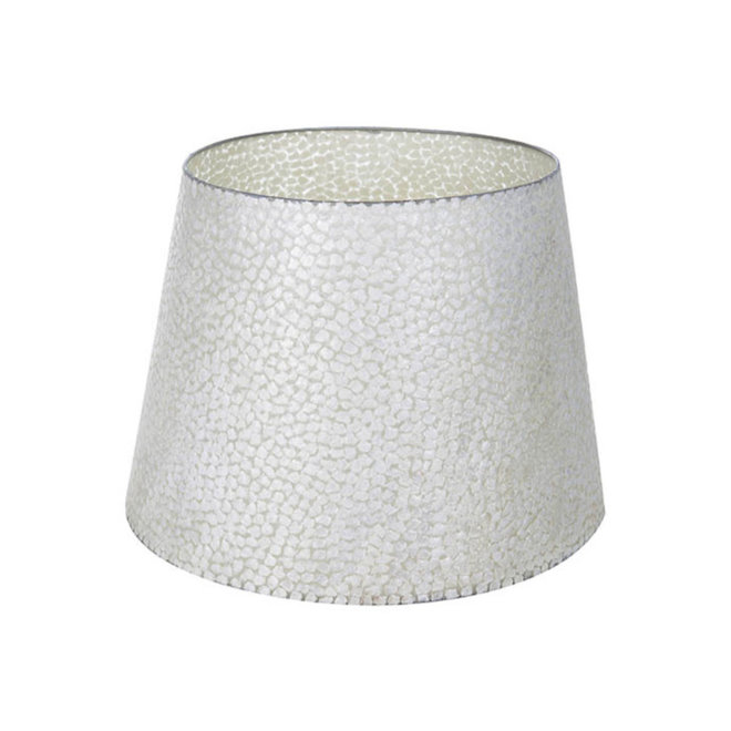 Villaflor schelpenlamp - Wangi White - Losse kap - conisch Ø 40-55 cm